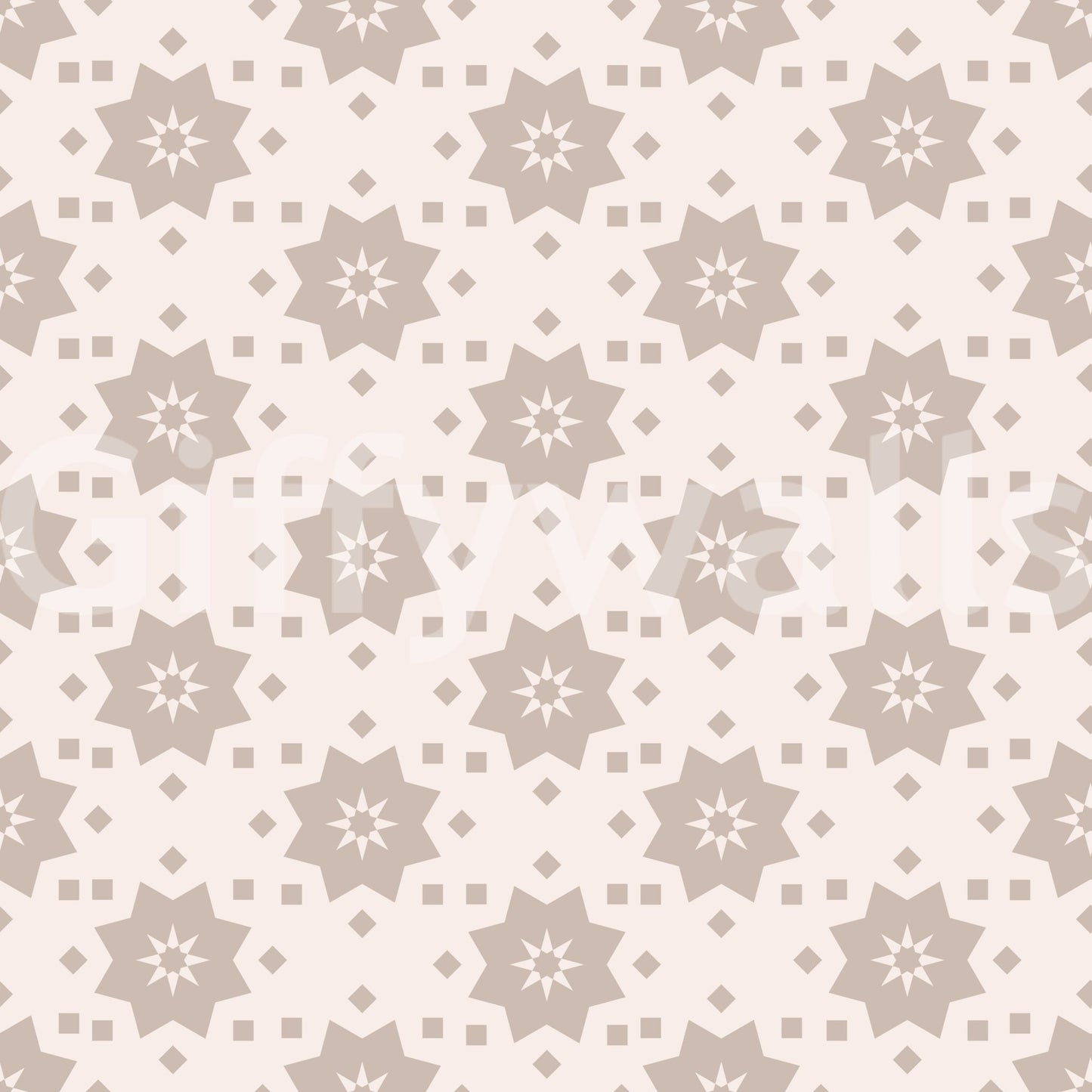 Wall mural with small, delicate stars.
