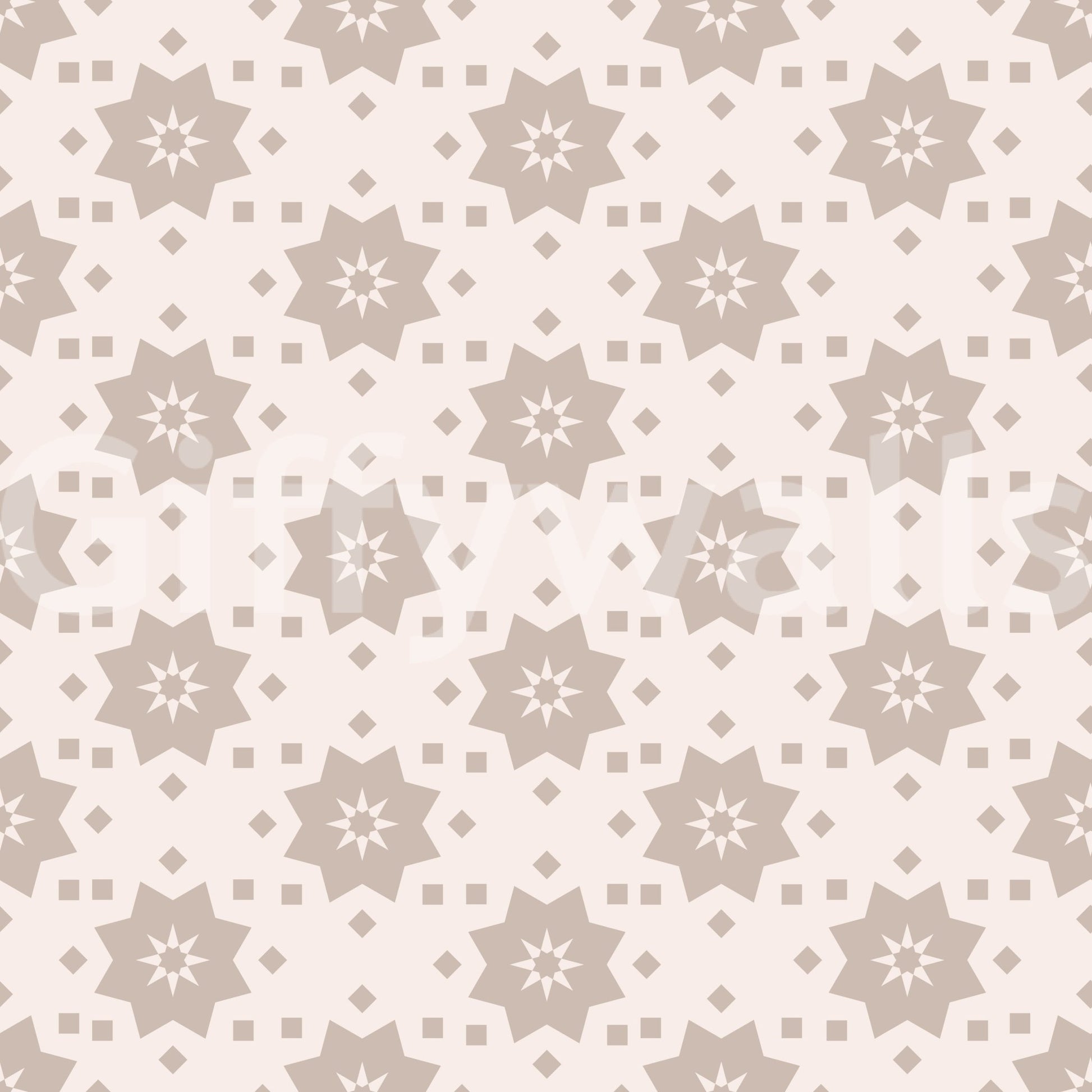 Wall mural with small, delicate stars.
