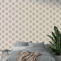 Hand-drawn star pattern wallpaper.
