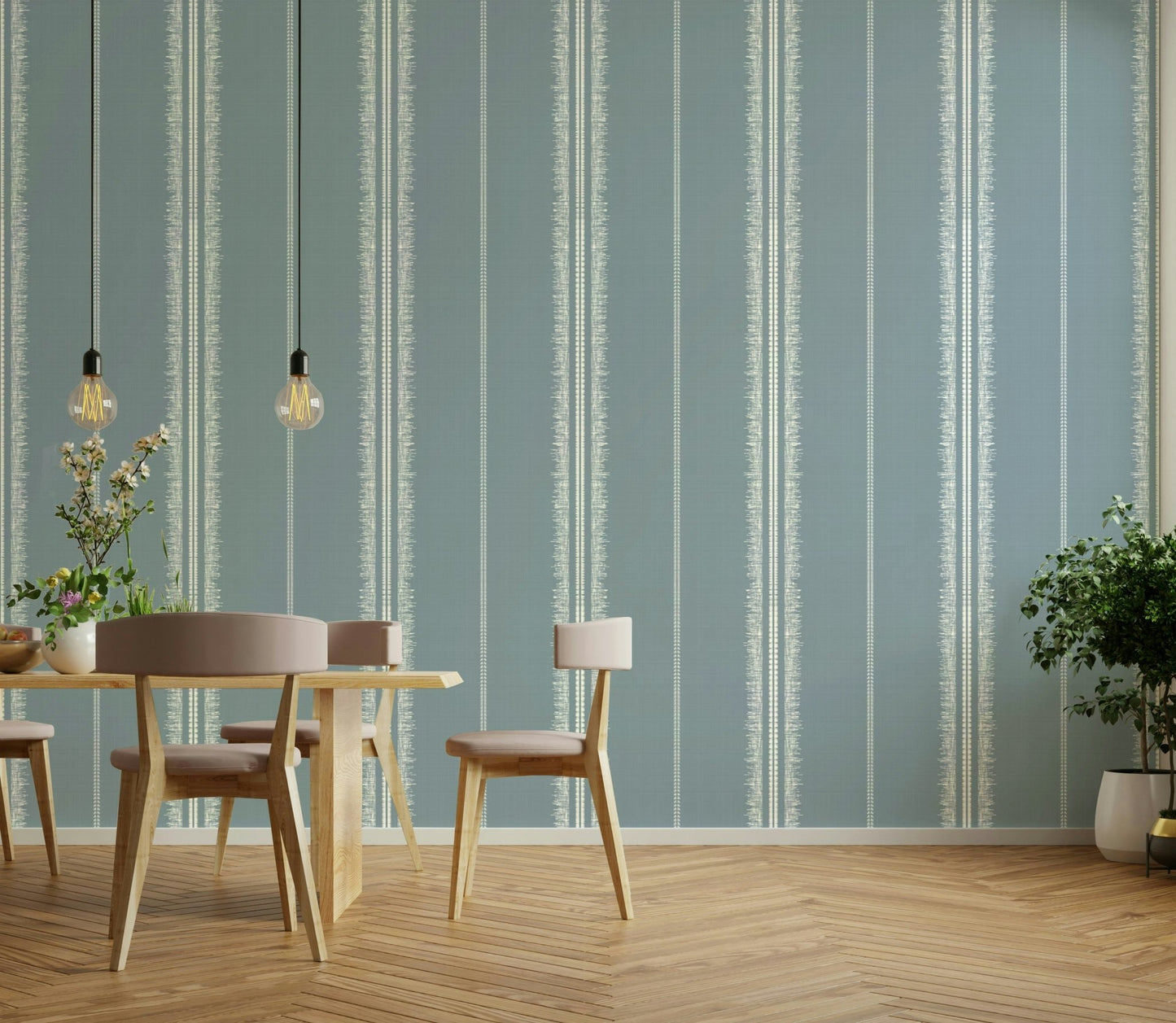 Neutral tones in Boho Stripes Arona wallpaper design, GD2350