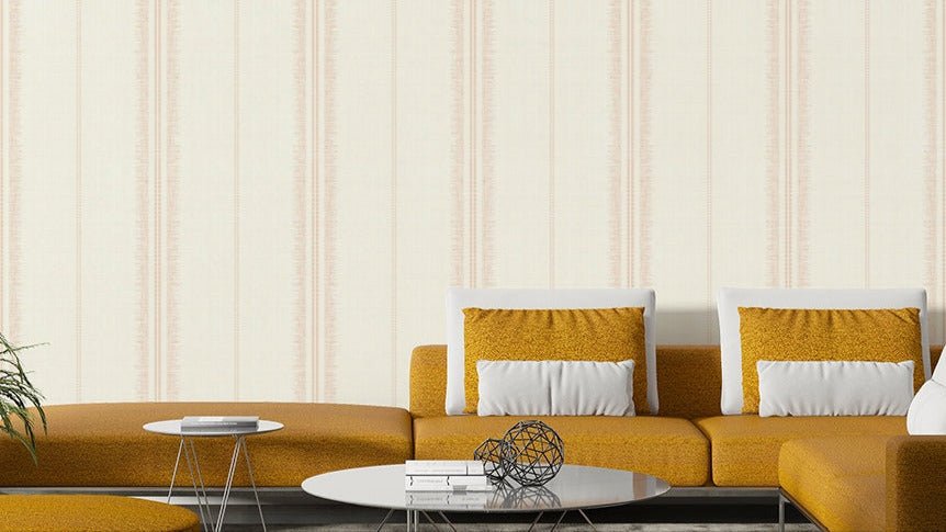 Boho Stripes Linen-Satin Wallpaper⁠