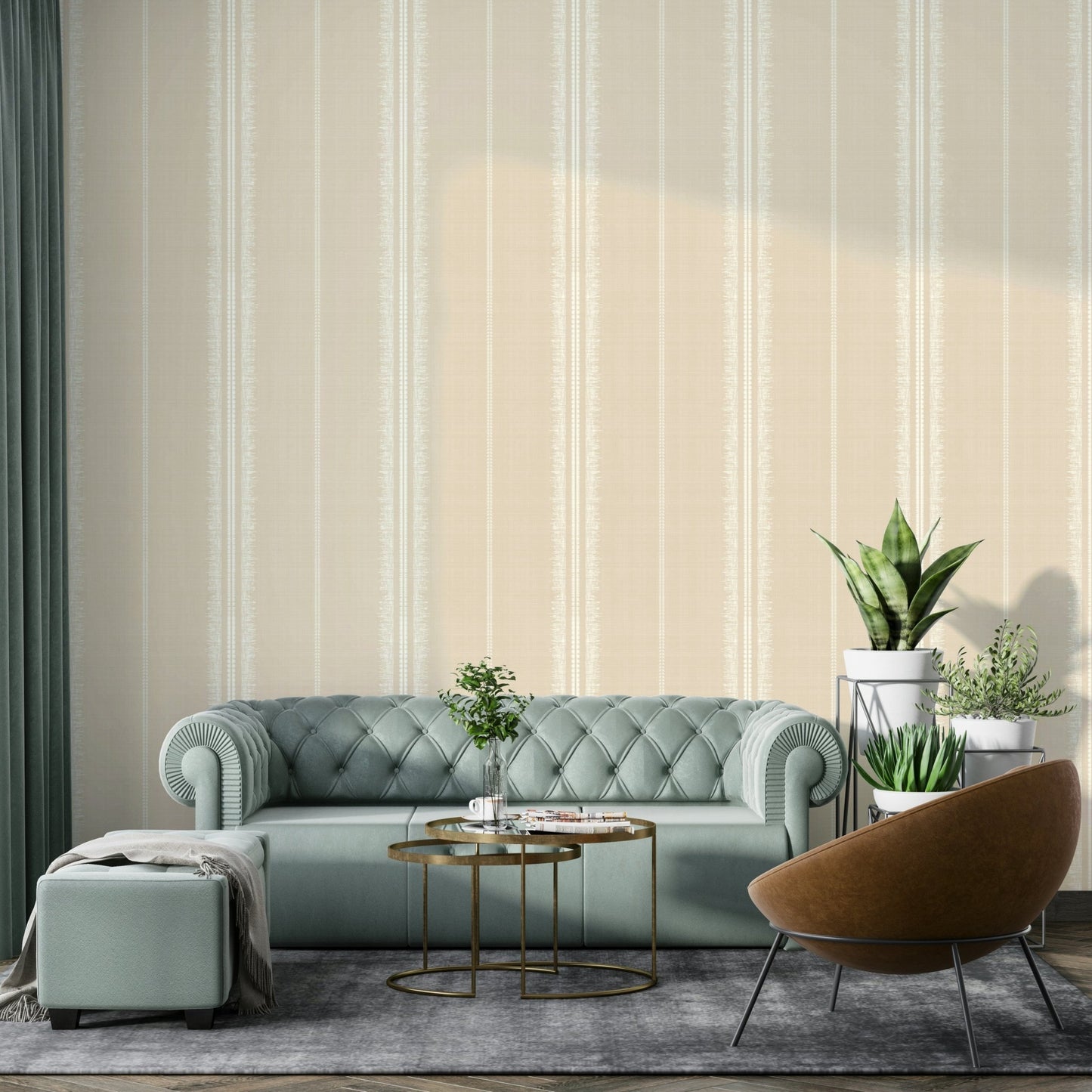 Earthy, bohemian-style design for a relaxing room atmosphere, GD2349
