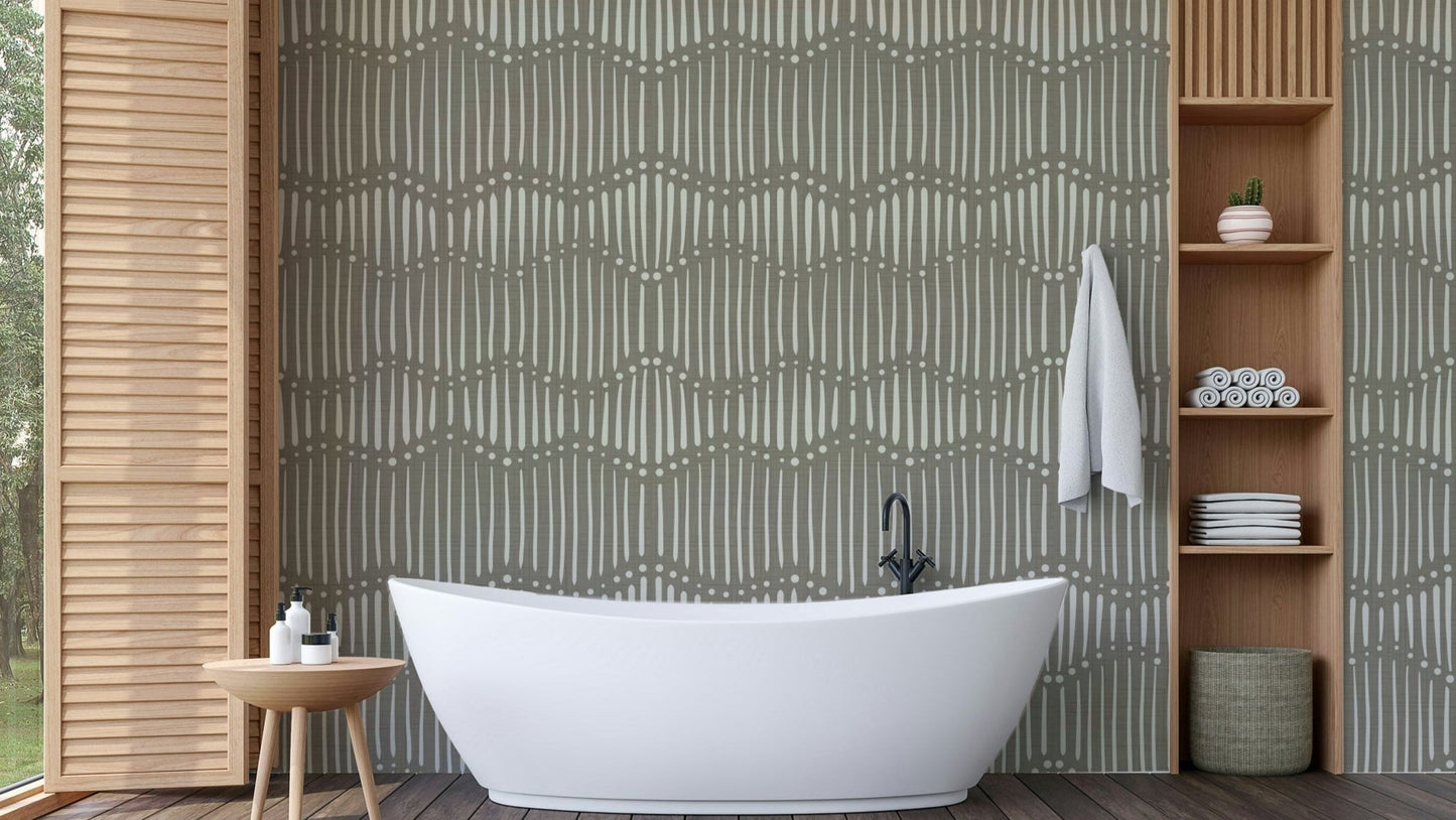 A close-up view shows the fine details of the fluid shapes.

