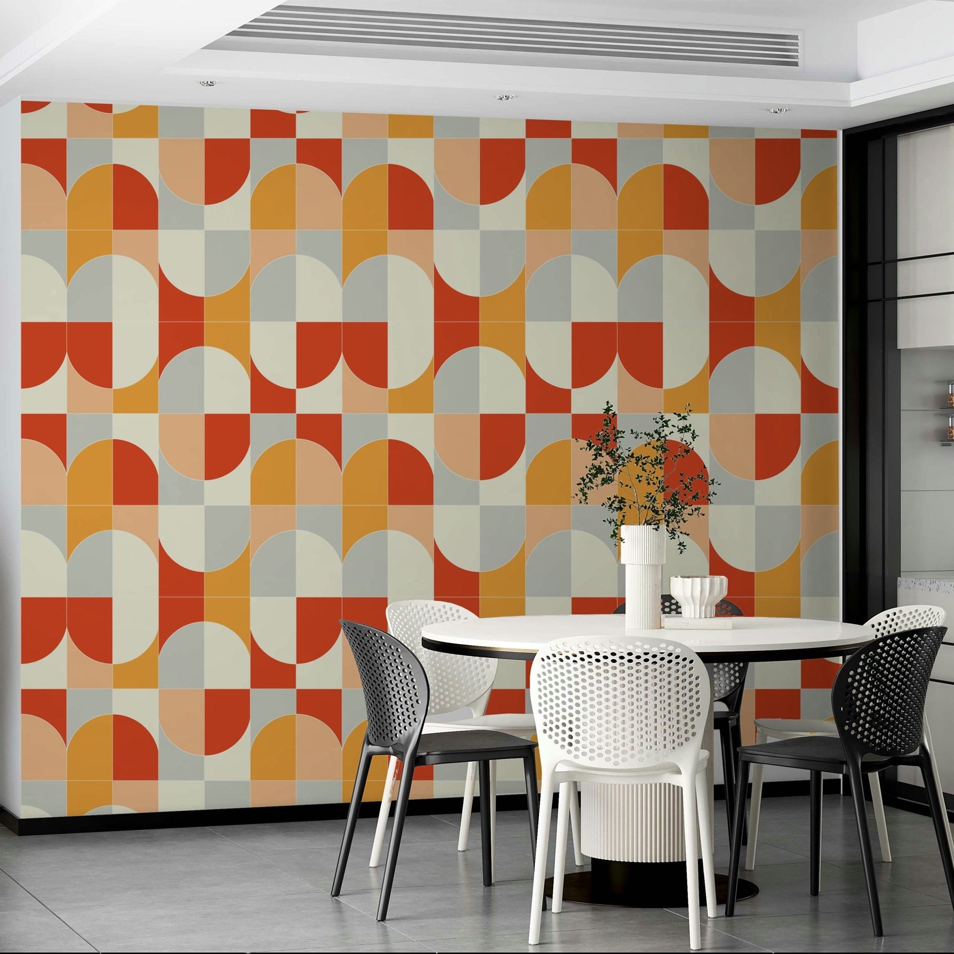 Eye-catching geometric forms.

