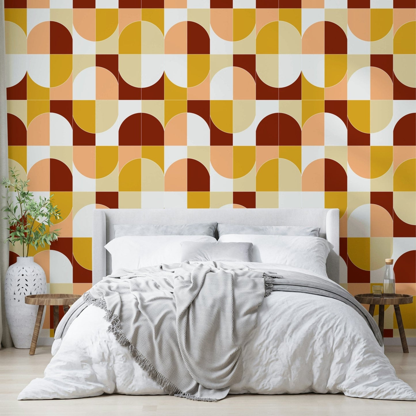 Bold geometric tile pattern. GD2880

