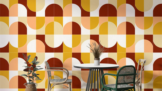 Ideal for a living room, office, or accent wall.

