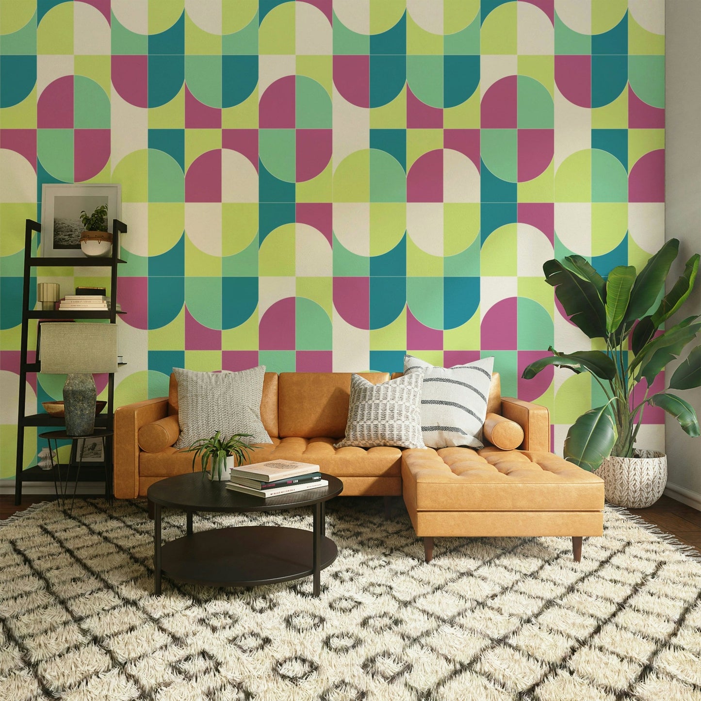 Sophisticated wall covering.

