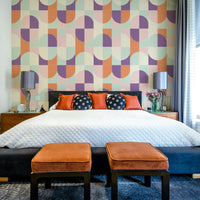 Geometric pattern wallpaper
