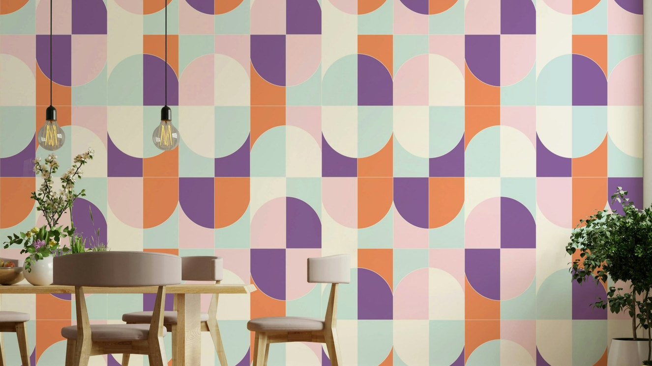 Striking wall covering
