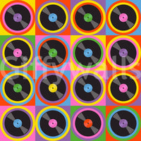 Provides a lively and artistic backdrop.
