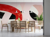 A serene energetic pattern wall mural for your decor.
