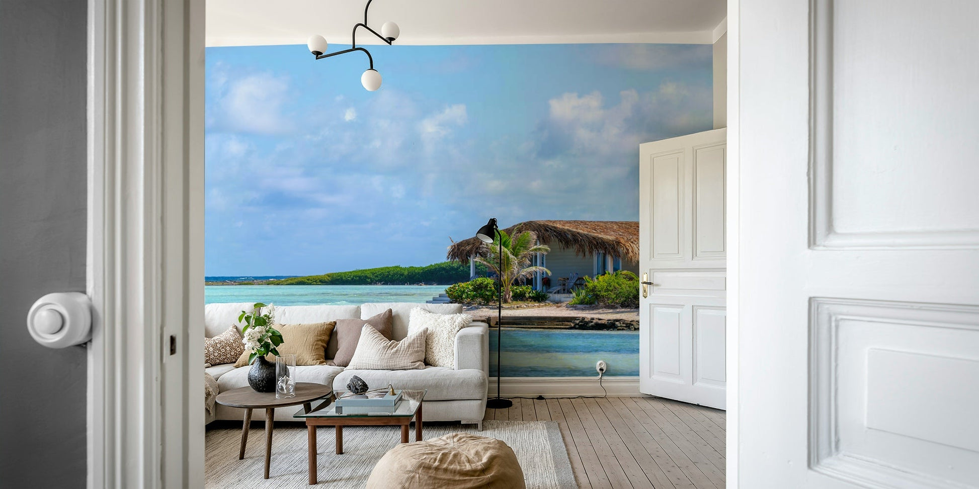 Sandy beach wall art

