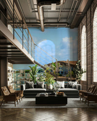 Peaceful ocean themed wall decor
