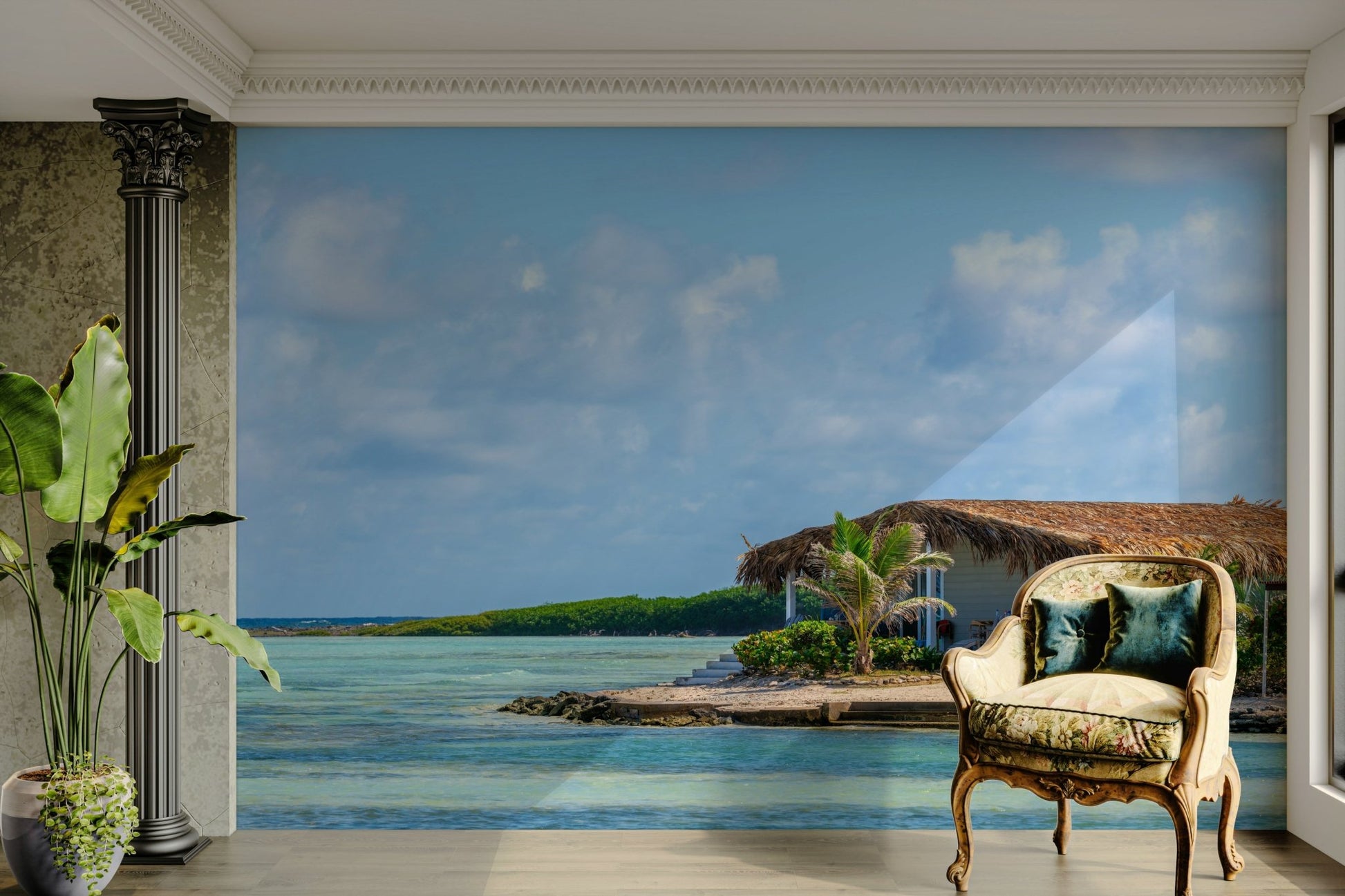 Caribbean coastline wallpaper
