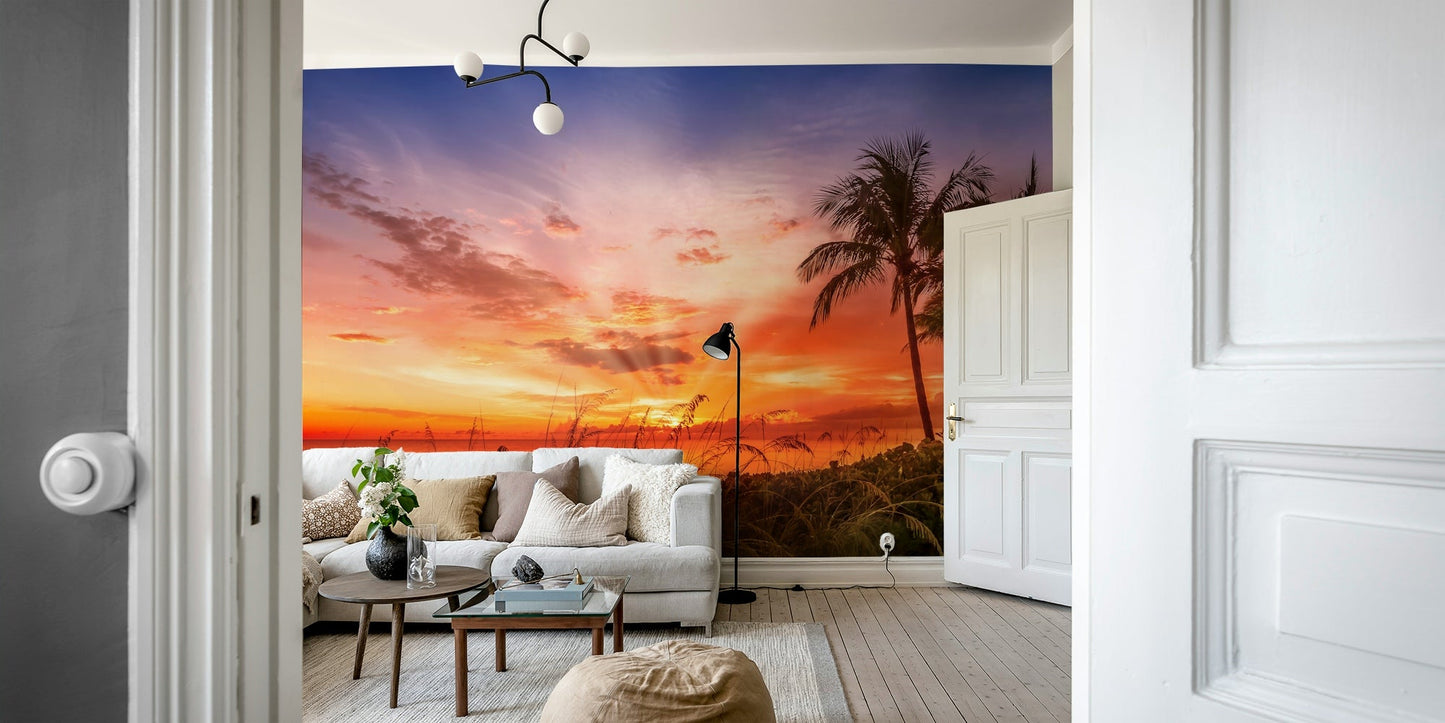 Scenic mural showing the tranquil charm of Bonita Beach., GD1486