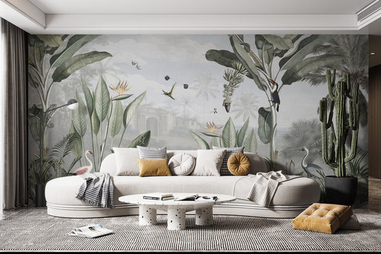 Botanical Beauty Wallpaper For Walls SRED06