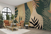 The colors are soft and gentle, with a muted, beige palette.

