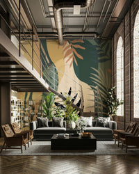 The design feels peaceful and earthy.

