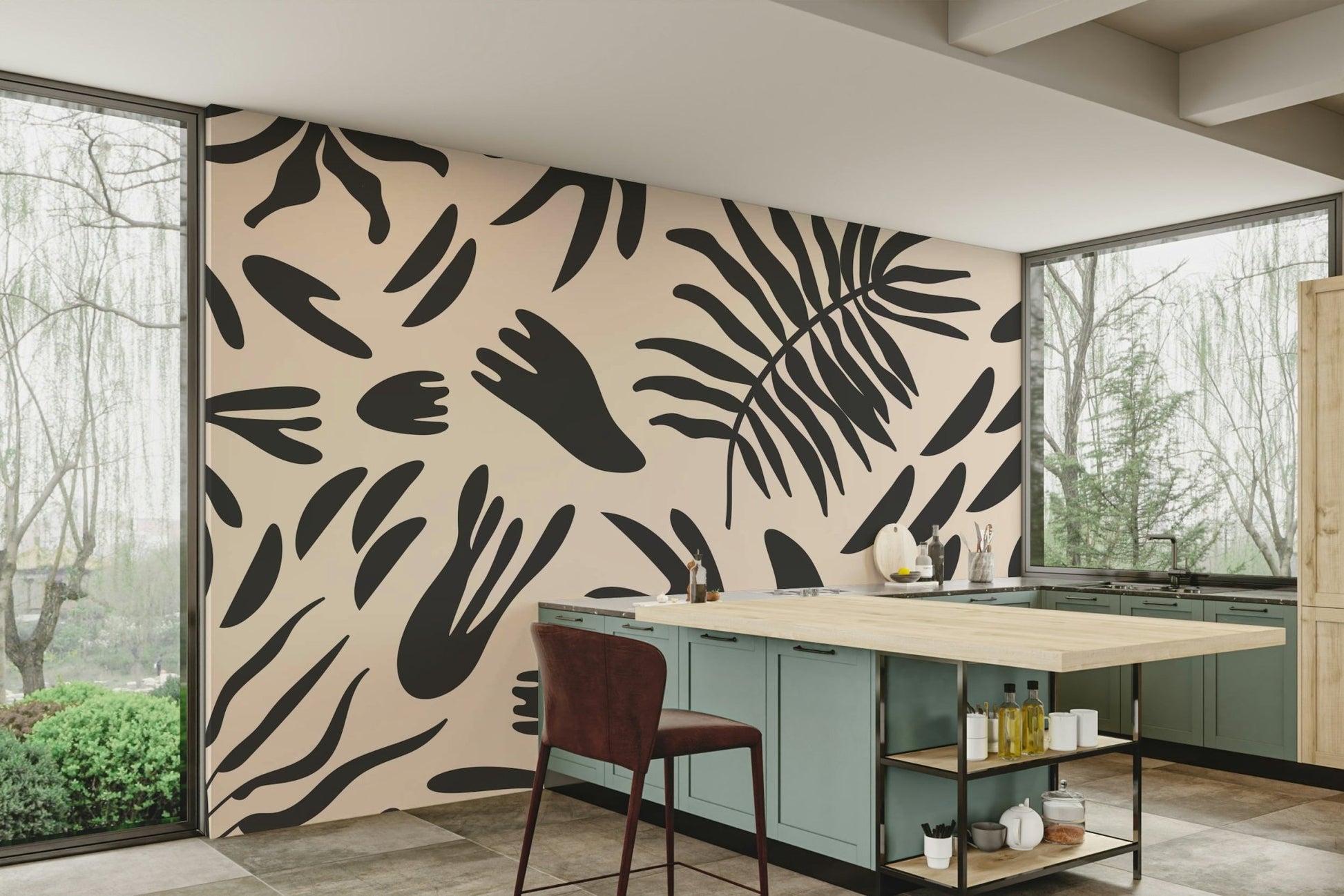 A classic floral design wallpaper for walls., GD5103