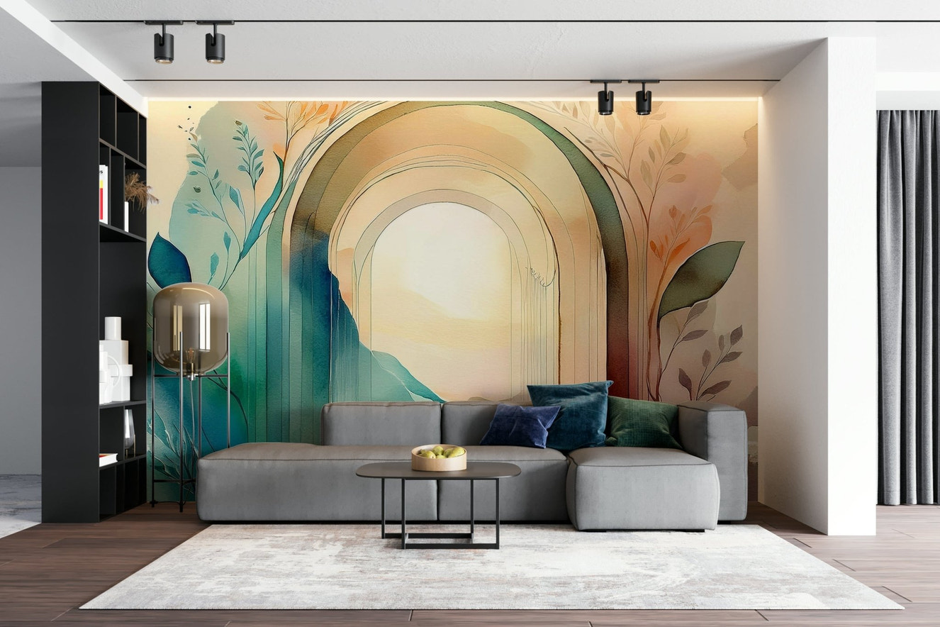 Botanical Dream Arches  Wall Mural