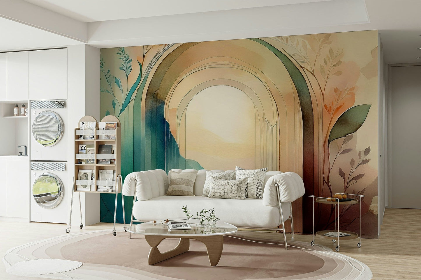 Botanical Dream Arches  Wall Mural
