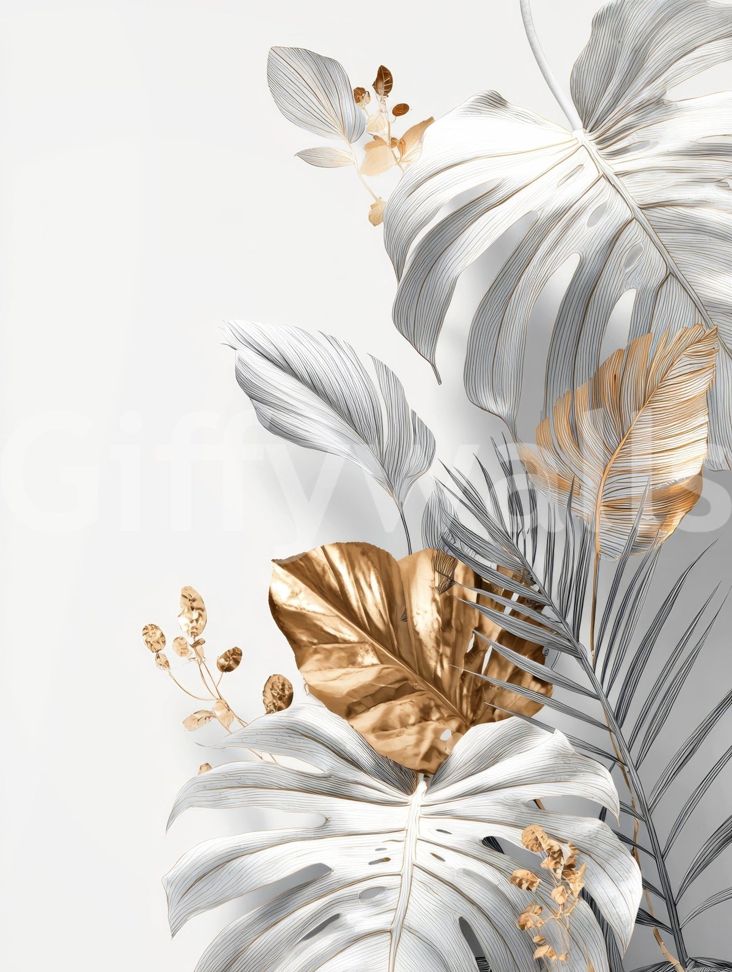 Botanical Elegance mural bringing nature into modern decor

