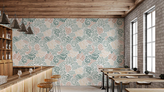 Self-adhesive Botanical Elegance wallpaper for walls, AN79