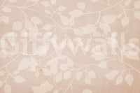 Light blush wall mural showing trailing leaf branches and gentle texture