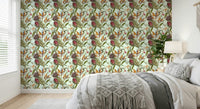 A serene lush tropical wall mural for vibrant decor., GD5306