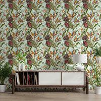 A classic jungle theme wallpaper for walls., GD5306