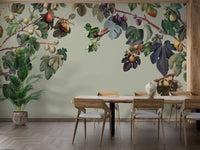 Botanical Fig Garden Wall Mural for vibrant decor
