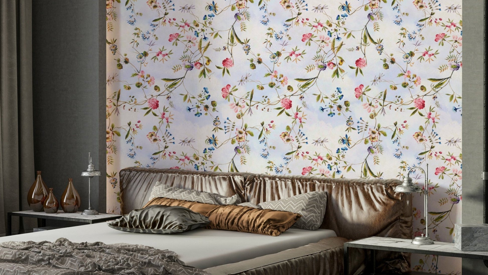 Botanical Garden Rhapsody Wallpaper for modern interiors

