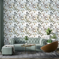 Earth tone mural wallpaper GD780

