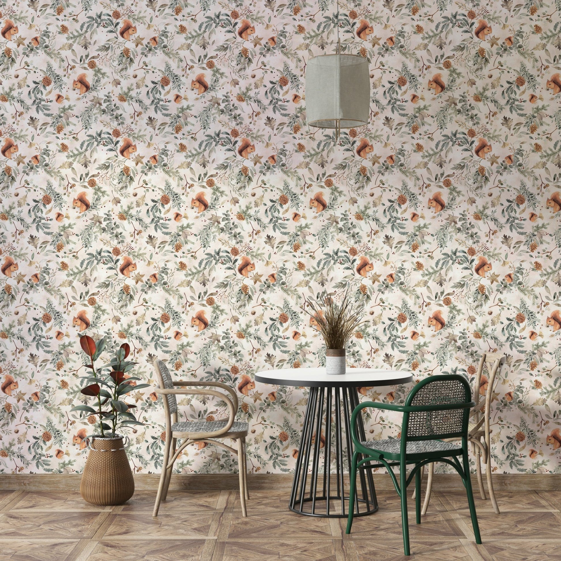 Cozy forest wall mural GD787

