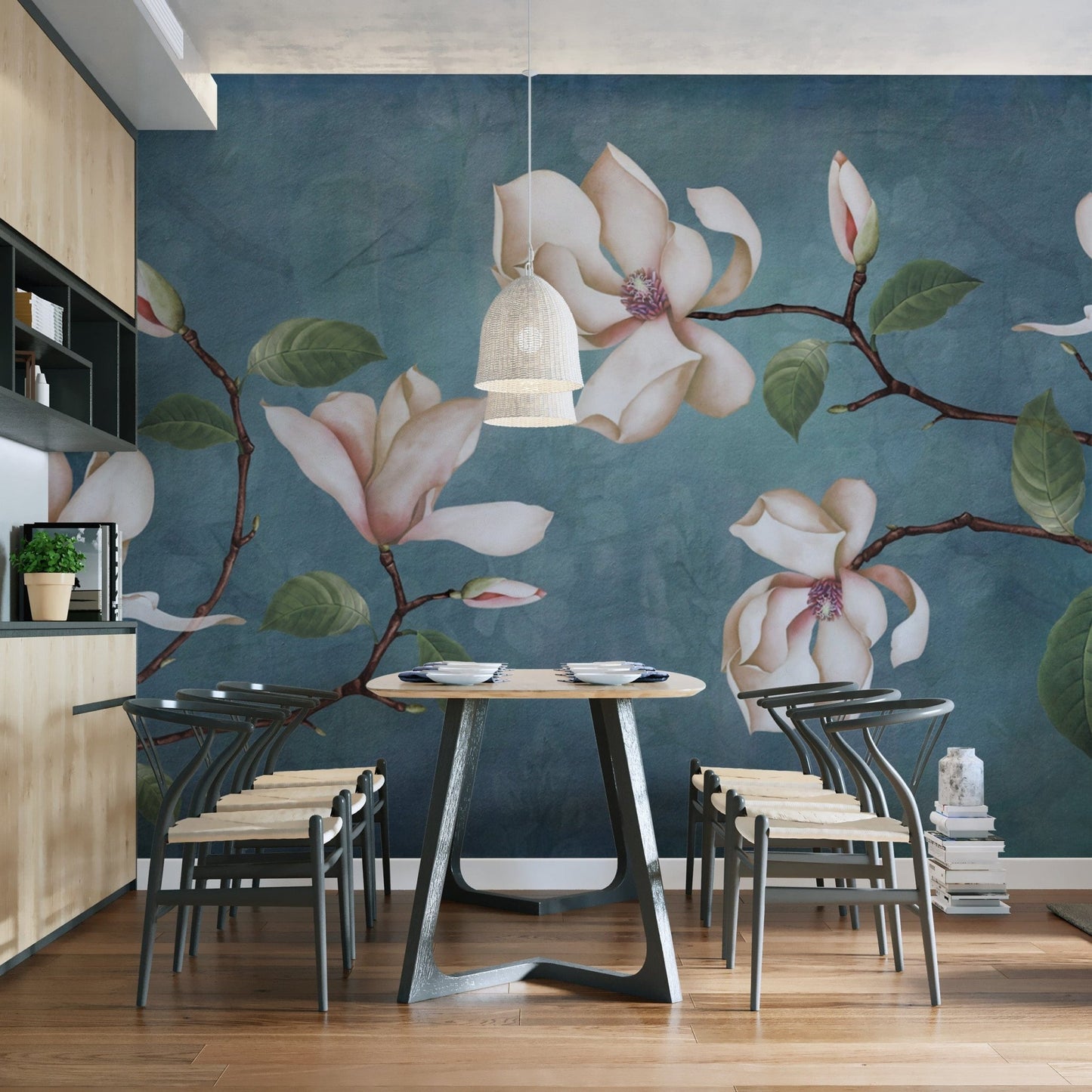 Timeless Magnolia Blossom Flower Wallpaper
