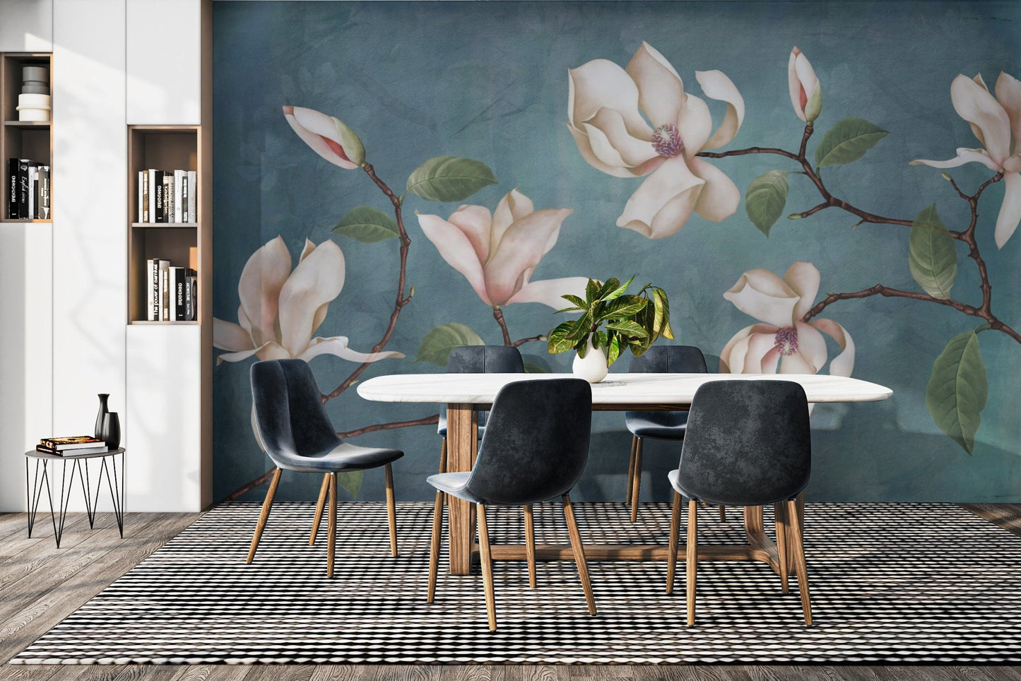 Nature Inspired Magnolia Blossom Wallpaper
