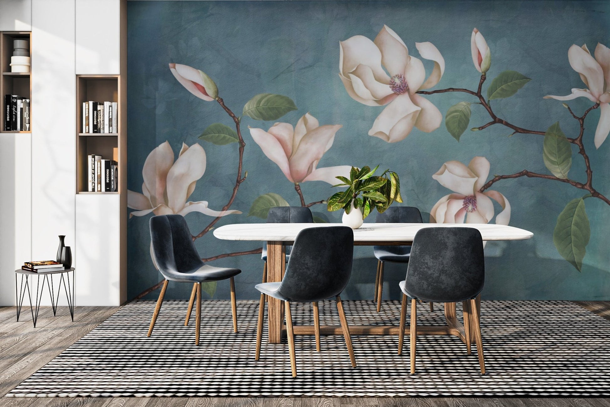 Nature Inspired Magnolia Blossom Wallpaper
