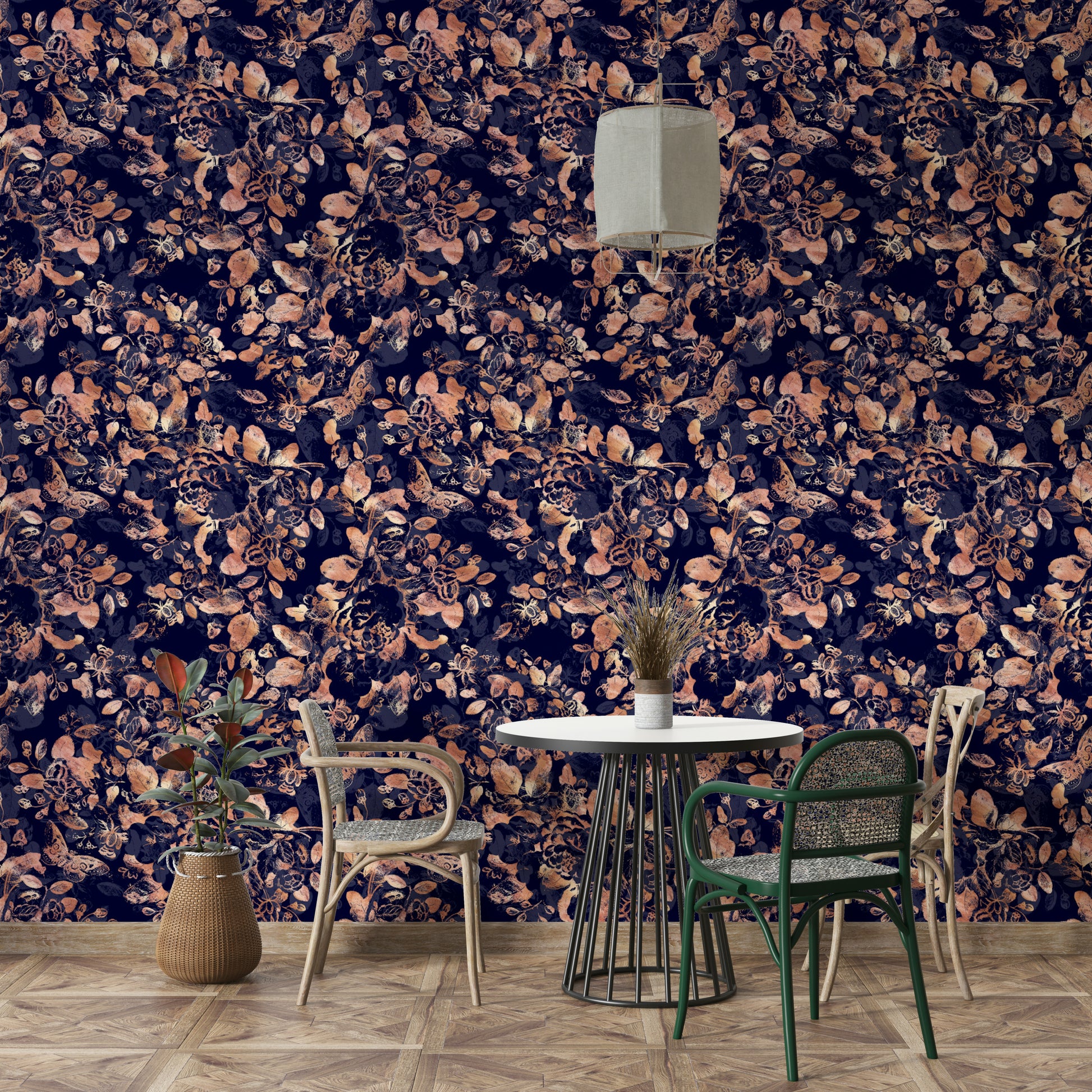 Wallpaper for walls with a dramatic, elegant feel

