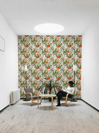 The wallpaper for walls being admired in a home., GD4668