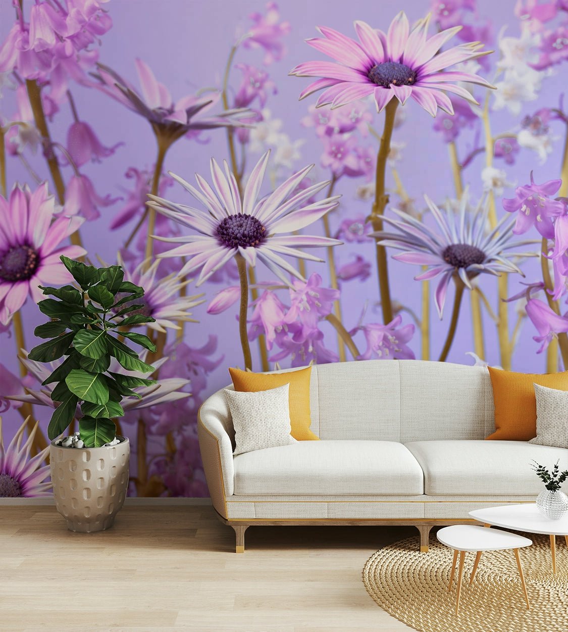 Botanical Reverie Wall Mural adding nature's touch to walls.