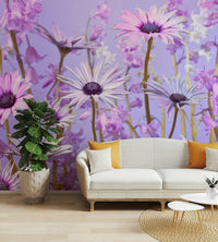 Botanical Reverie Wall Mural adding nature's touch to walls.