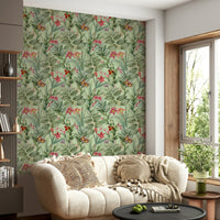 Contemporary Botanical Rhapsody 1 wallpaper for rooms


