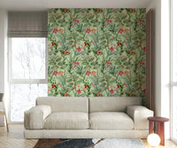 Beautiful foliage design of Botanical Rhapsody wallpaper

