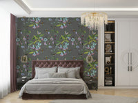A classic botanical wallpaper for walls with a calming theme.

