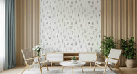 Minimalist Wildflower Wall Mural wallpaper for walls