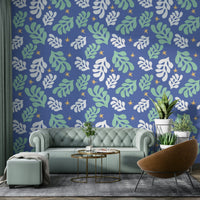 The botanical elements are a central focus of the image.

