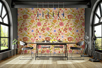 Watercolor floral wallpaper for walls, GD1010