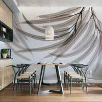 Airy willow leaves nature wallpaper B745
