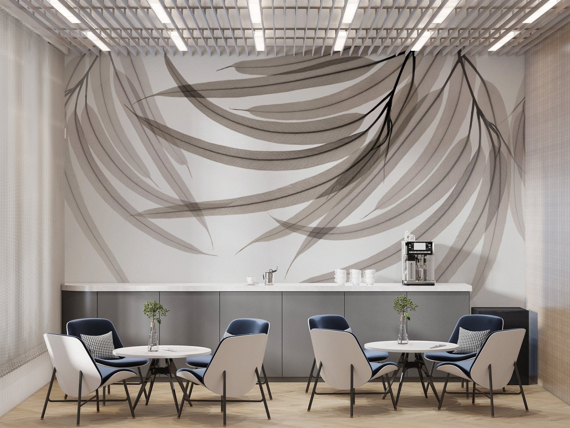 Delicate willow branch wallpaper B745
