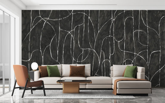 Boulder Beach Black Wallpaper Mural C506